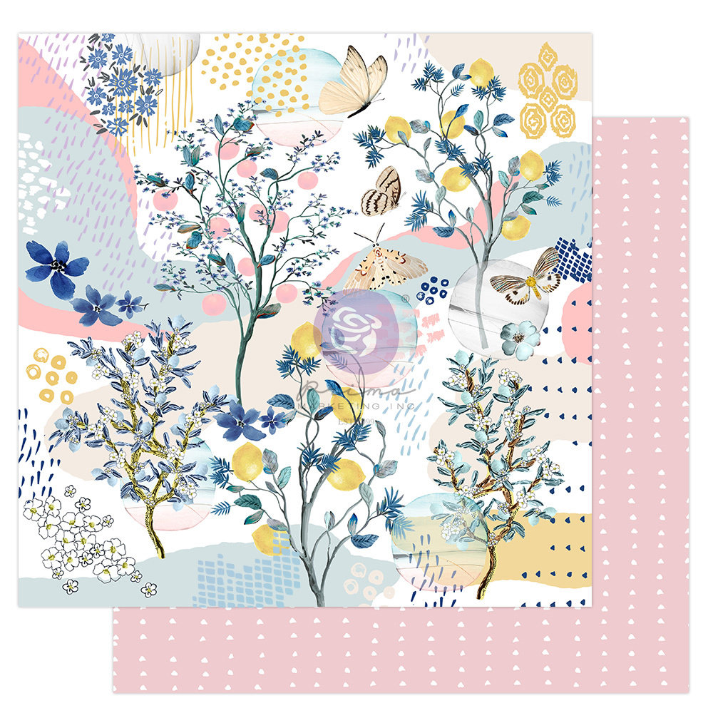 Prima Marketing Spring Abstract 6x6 Inch Paper Pad (661540) (DISCONTINUED)
