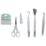Westcott Craft Tools Set (Tweezers/Scraper/Scissors/Blade Cover/Spatula/Weeder) (AC-17858) (DISCONTINUED)