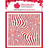Woodware Worn Lines Stencil (FRST067) (OUTLET)