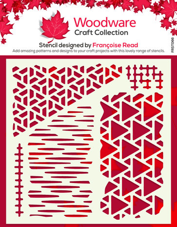 Woodware Old Tiles Stencil (FRST066) (OUTLET)