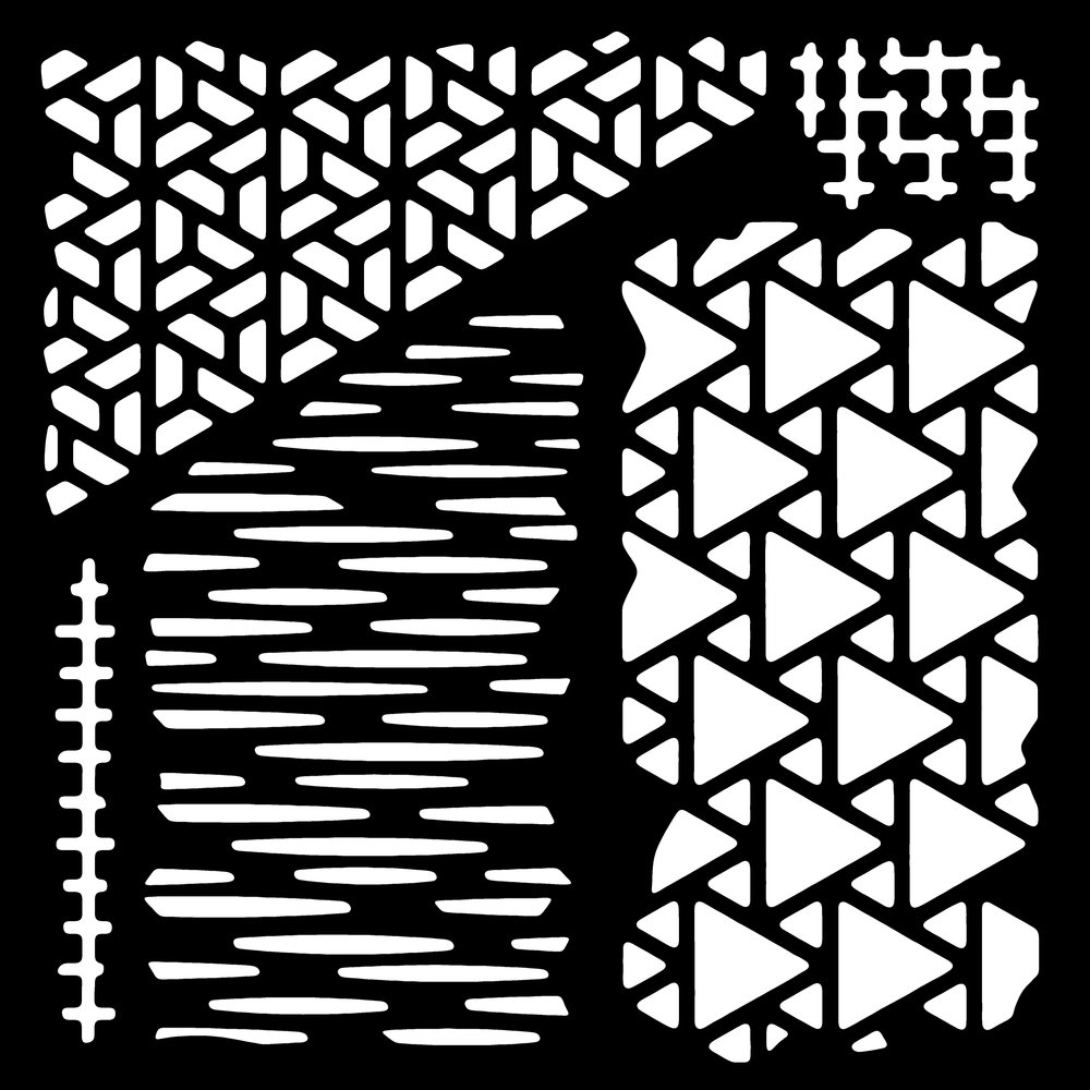 Woodware Old Tiles Stencil (FRST066) (OUTLET)