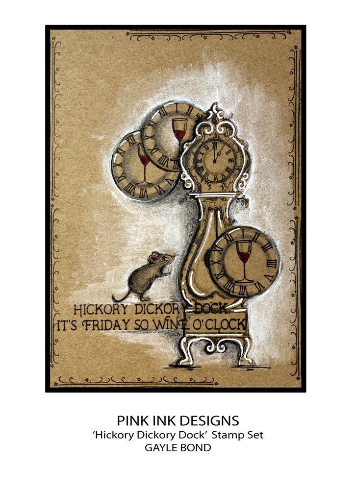 Pink Ink Designs Hickory Dickory Dock A5 Clear Stamps (PI203) (OUTLET) Pink Ink Designs Hickory Dickory Dock A5 Clear Stamps (PI203) (OUTLET)
