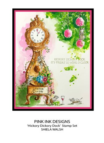 Pink Ink Designs Hickory Dickory Dock A5 Clear Stamps (PI203) (OUTLET) Pink Ink Designs Hickory Dickory Dock A5 Clear Stamps (PI203) (OUTLET)