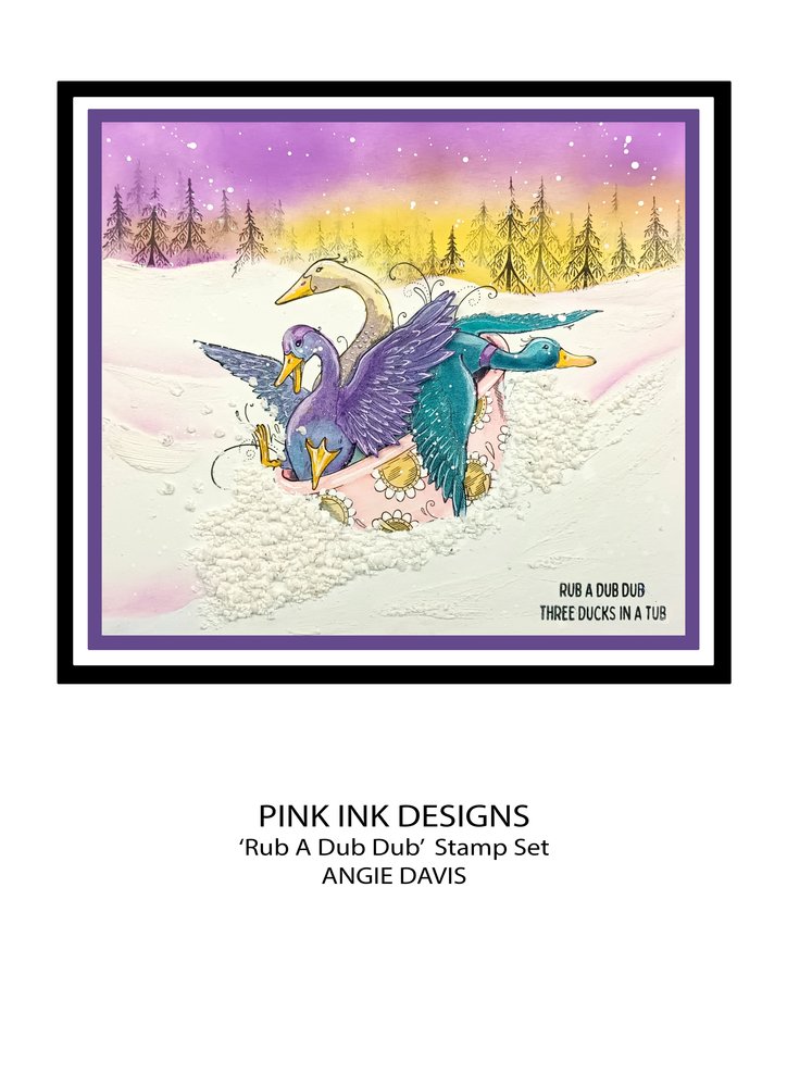Pink Ink Designs Rub A Dub Dub A5 Clear Stamps (PI201) (OUTLET) Pink Ink Designs Rub A Dub Dub A5 Clear Stamps (PI201) (OUTLET)