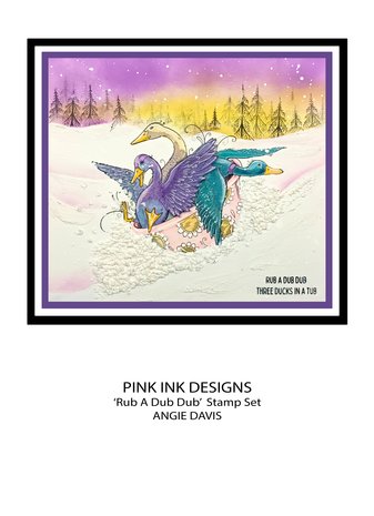 Pink Ink Designs Rub A Dub Dub A5 Clear Stamps (PI201) (OUTLET) Pink Ink Designs Rub A Dub Dub A5 Clear Stamps (PI201) (OUTLET)