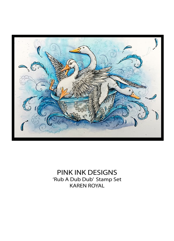 Pink Ink Designs Rub A Dub Dub A5 Clear Stamps (PI201) (OUTLET) Pink Ink Designs Rub A Dub Dub A5 Clear Stamps (PI201) (OUTLET)