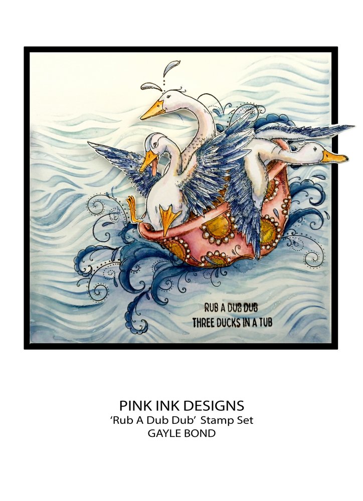 Pink Ink Designs Rub A Dub Dub A5 Clear Stamps (PI201) (OUTLET) Pink Ink Designs Rub A Dub Dub A5 Clear Stamps (PI201) (OUTLET)
