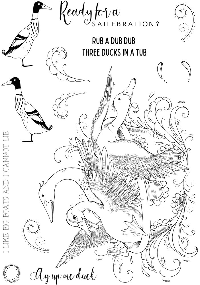 Pink Ink Designs Rub A Dub Dub A5 Clear Stamps (PI201) (OUTLET) Pink Ink Designs Rub A Dub Dub A5 Clear Stamps (PI201) (OUTLET)