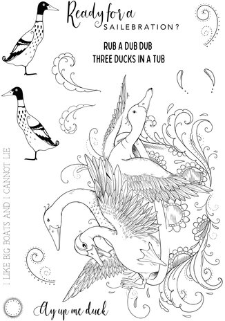 Pink Ink Designs Rub A Dub Dub A5 Clear Stamps (PI201) (OUTLET) Pink Ink Designs Rub A Dub Dub A5 Clear Stamps (PI201) (OUTLET)