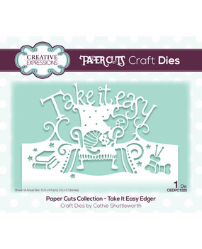 Creative Expressions Cathie Shuttleworth Paper Cuts Take It Easy Edger (CEDPC1225) (OUTLET)