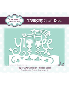 Creative Expressions Cathie Shuttleworth Paper Cuts Yippee Edger (CEDPC1223) (OUTLET)
