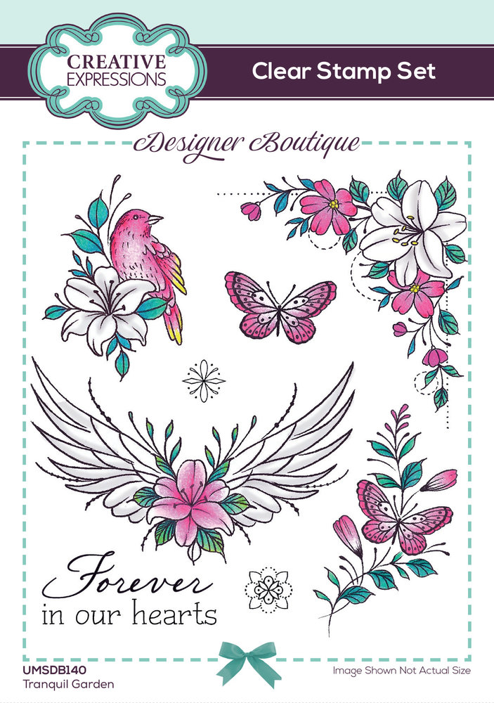 Creative Expressions Designer Boutique Clear Stamp A6 Tranquil Garden (UMSDB140) (OUTLET)