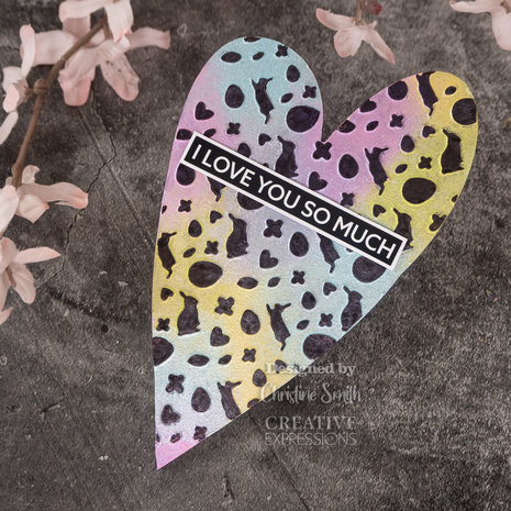 Creative Expressions DL Stencil Happy Hopping (CEST102) (OUTLET) Creative Expressions DL Stencil Happy Hopping (CEST102) (OUTLET)