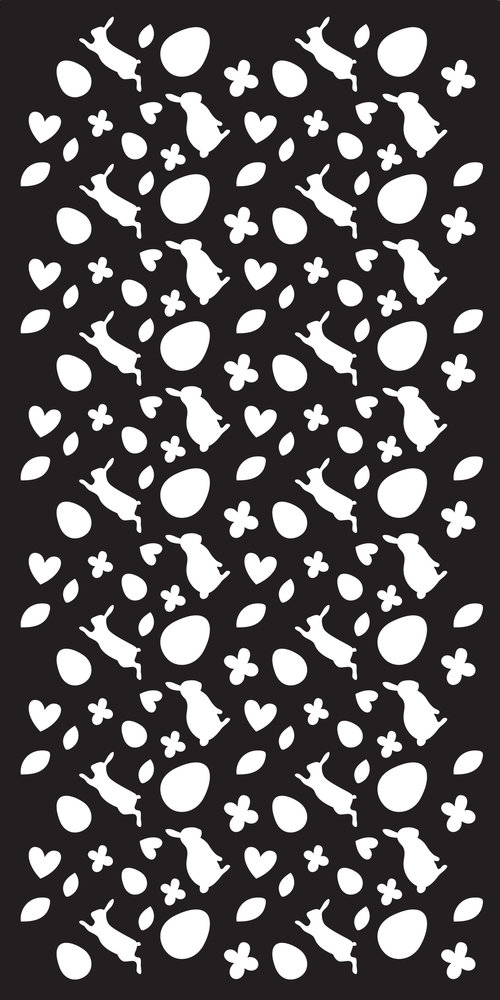 Creative Expressions DL Stencil Happy Hopping (CEST102) (OUTLET) Creative Expressions DL Stencil Happy Hopping (CEST102) (OUTLET)