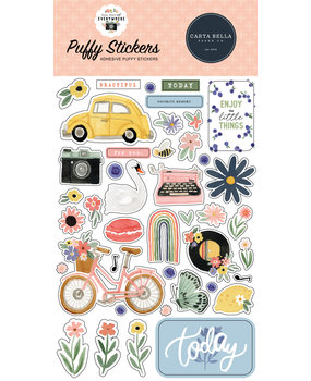 Carta Bella Here There And Everywhere Puffy Stickers (CBHTE308066) (OUTLET)
