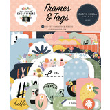 Carta Bella Here There And Everywhere Frames & Tags (CBHTE308025) (OUTLET)