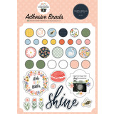 Carta Bella Here There And Everywhere Adhesive Brads (CBHTE308020) (OUTLET)