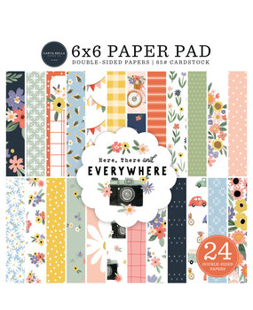 Carta Bella Here There And Everywhere 6x6 Inch Paper Pad (CBHTE308023) (OUTLET)