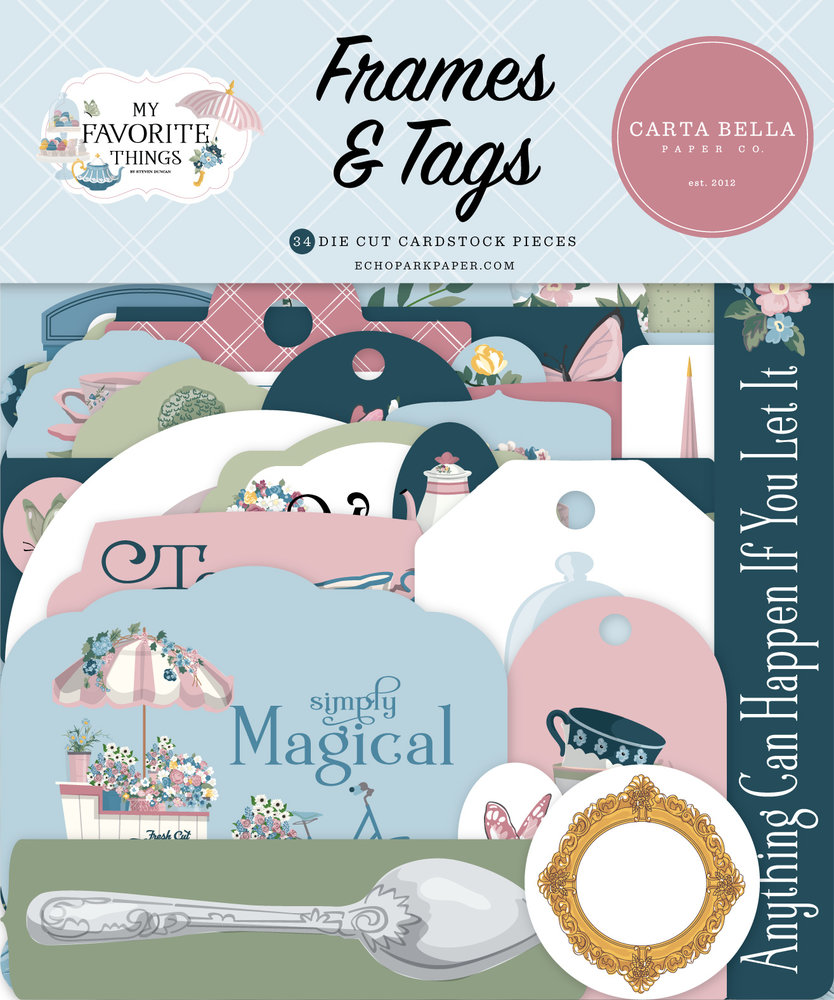 Carta Bella My Favorite Things Frames & Tags (CBMFT307025) (OUTLET)