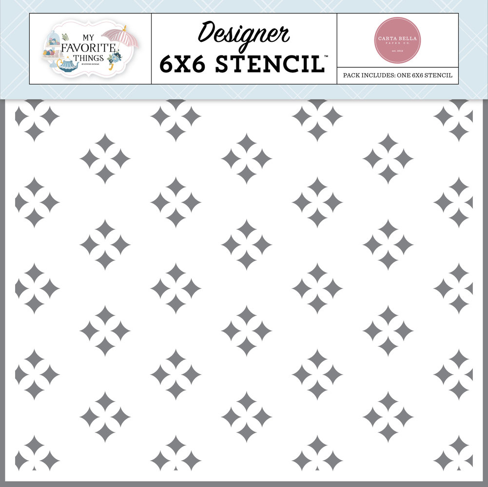Carta Bella Glistening Diamonds Stencil (CBMFT307033) (OUTLET) Carta Bella Glistening Diamonds Stencil (CBMFT307033) (OUTLET)