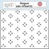 Carta Bella Glistening Diamonds Stencil (CBMFT307033) (OUTLET)