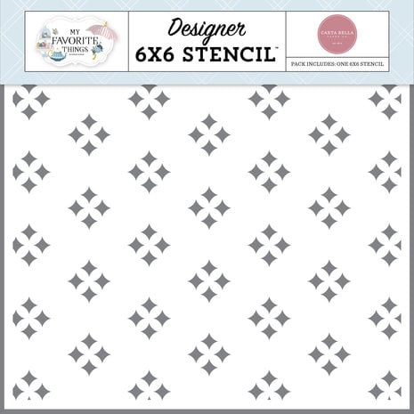 Carta Bella Glistening Diamonds Stencil (CBMFT307033) (OUTLET) Carta Bella Glistening Diamonds Stencil (CBMFT307033) (OUTLET)