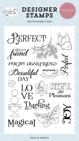 Carta Bella For My Dear Friend Designer Stamps (CBMFT307041) (OUTLET) Carta Bella For My Dear Friend Designer Stamps (CBMFT307041) (OUTLET)