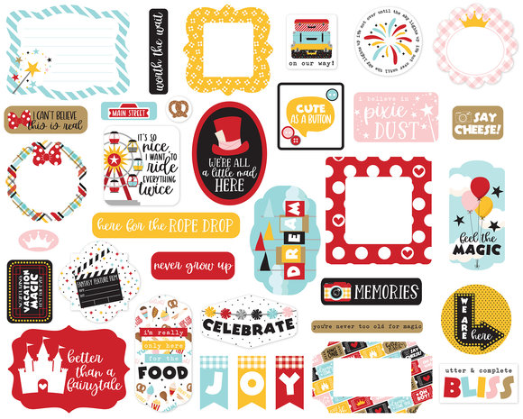 Echo Park Wish Upon A Star 2 Ephemera (WUS306024) (OUTLET)