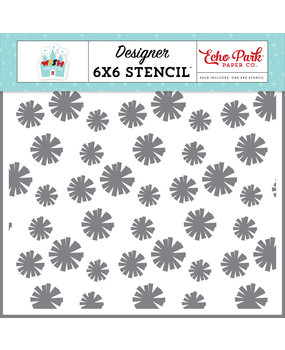 Echo Park Pom Pom Stencil (WUS306034) (DISCONTINUED)