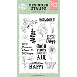 Echo Park Where Flowers Bloom Designer Stamps (LIB309044) (DISCONTINUED)