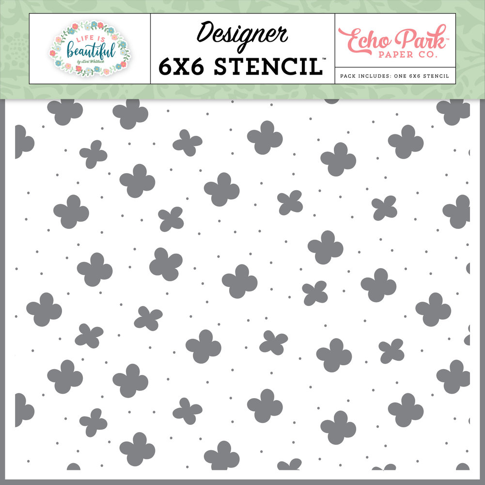 Echo Park Smell The Flowers Stencil (LIB309033) (DISCONTINUED) Echo Park Smell The Flowers Stencil (LIB309033) (DISCONTINUED)