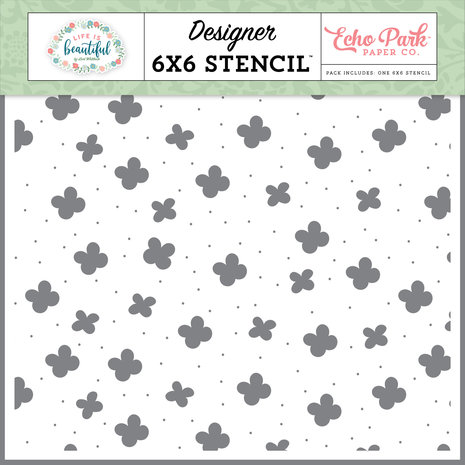 Echo Park Smell The Flowers Stencil (LIB309033) (DISCONTINUED) Echo Park Smell The Flowers Stencil (LIB309033) (DISCONTINUED)