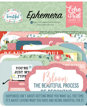 Echo Park Life Is Beautiful Ephemera (LIB309024) (DISCONTINUED)