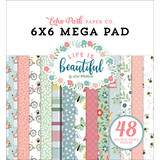 Echo Park Life Is Beautiful 6x6 Inch Cardmakers Mega Pad (LIB309031) (DISCONTINUED)