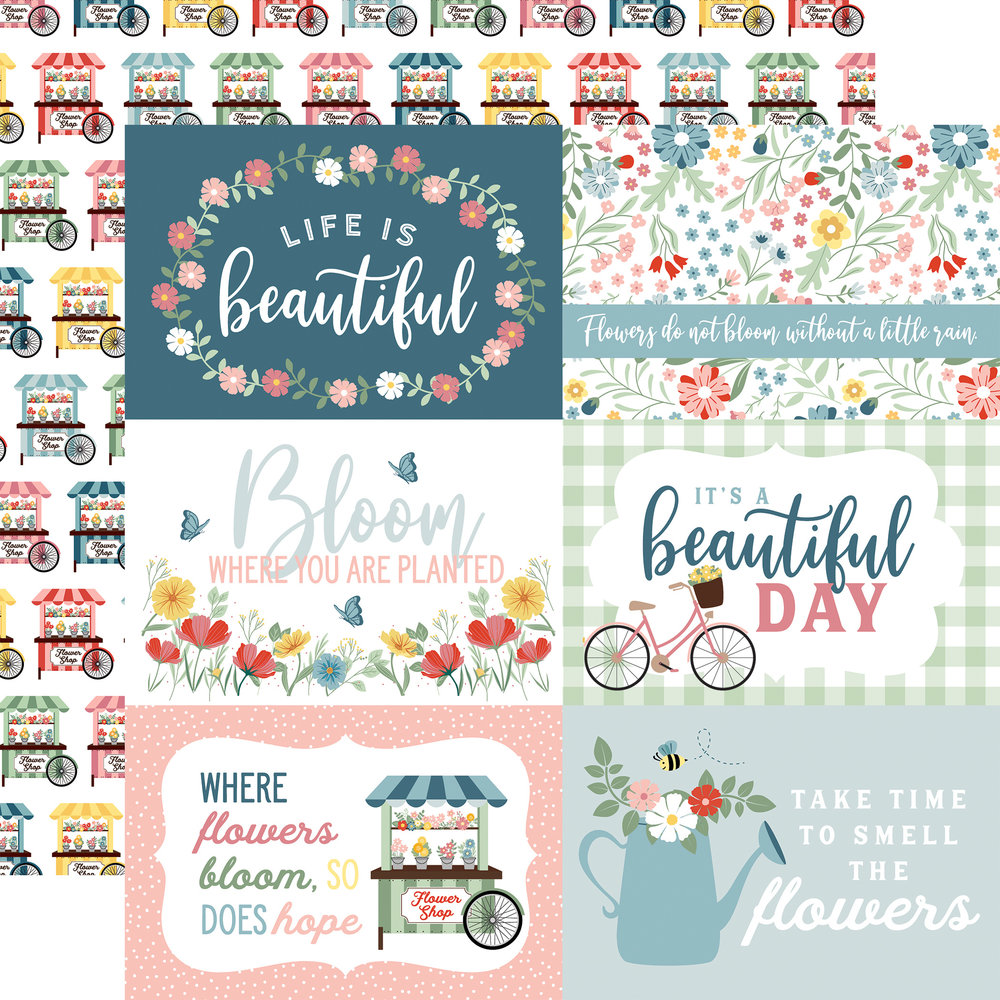 Echo Park Life Is Beautiful 6x6 Inch Paper Pad (LIB309023) (DISCONTINUED) Echo Park Life Is Beautiful 6x6 Inch Paper Pad (LIB309023) (DISCONTINUED)