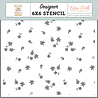 Echo Park Little Miss Floral Stencil (DBG305033) (OUTLET)