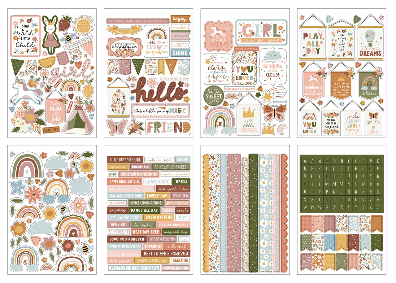 Echo Park Dream Big Little Girl Sticker Book (DBG305029) (DISCONTINUED)