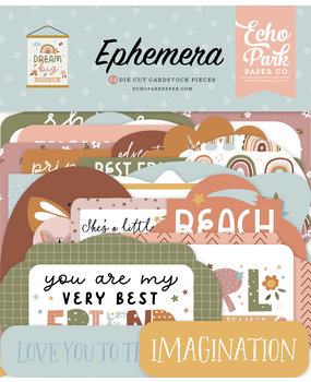 Echo Park Dream Big Little Girl Ephemera (DBG305024) (DISCONTINUED)
