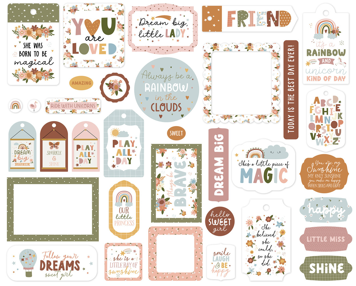 Echo Park Dream Big Little Girl Ephemera (DBG305024) (DISCONTINUED) Echo Park Dream Big Little Girl Ephemera (DBG305024) (DISCONTINUED)