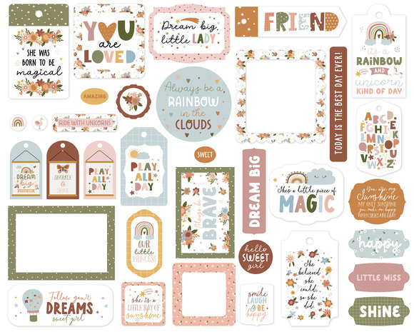 Echo Park Dream Big Little Girl Ephemera (DBG305024) (DISCONTINUED) Echo Park Dream Big Little Girl Ephemera (DBG305024) (DISCONTINUED)