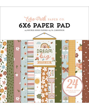 Echo Park Dream Big Little Girl 6x6 Inch Paper Pad (DBG305023) (DISCONTINUED)