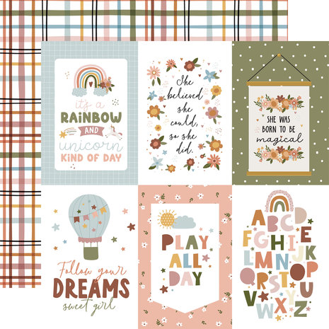 Echo Park Dream Big Little Girl 6x6 Inch Paper Pad (DBG305023) (DISCONTINUED) Echo Park Dream Big Little Girl 6x6 Inch Paper Pad (DBG305023) (DISCONTINUED)
