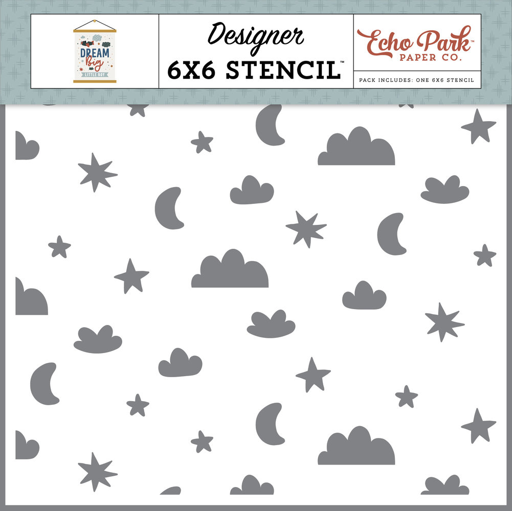 Echo Park To The Moon And Back Stencil (DBB304035) (DISCONTINUED) Echo Park To The Moon And Back Stencil (DBB304035) (DISCONTINUED)