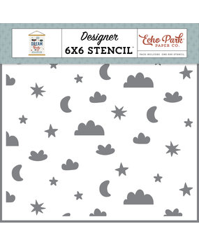 Echo Park To The Moon And Back Stencil (DBB304035) (DISCONTINUED)