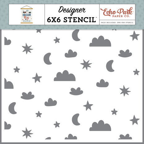 Echo Park To The Moon And Back Stencil (DBB304035) (DISCONTINUED) Echo Park To The Moon And Back Stencil (DBB304035) (DISCONTINUED)
