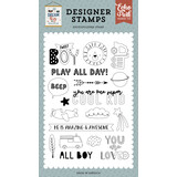 Echo Park Sweet Boy Designer Stamps (DBB304045) (DISCONTINUED)