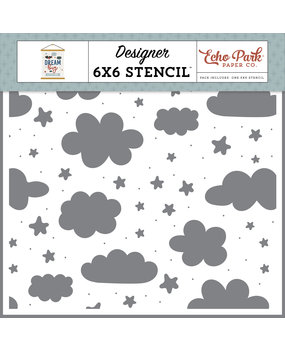 Echo Park Little Dreamer Boy Stencil (DBB304033) (OUTLET)