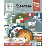 Echo Park Dream Big Little Boy Ephemera (DBB304024) (DISCONTINUED)