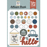 Echo Park Dream Big Little Boy Adhesive Brads (DBB304020) (DISCONTINUED)