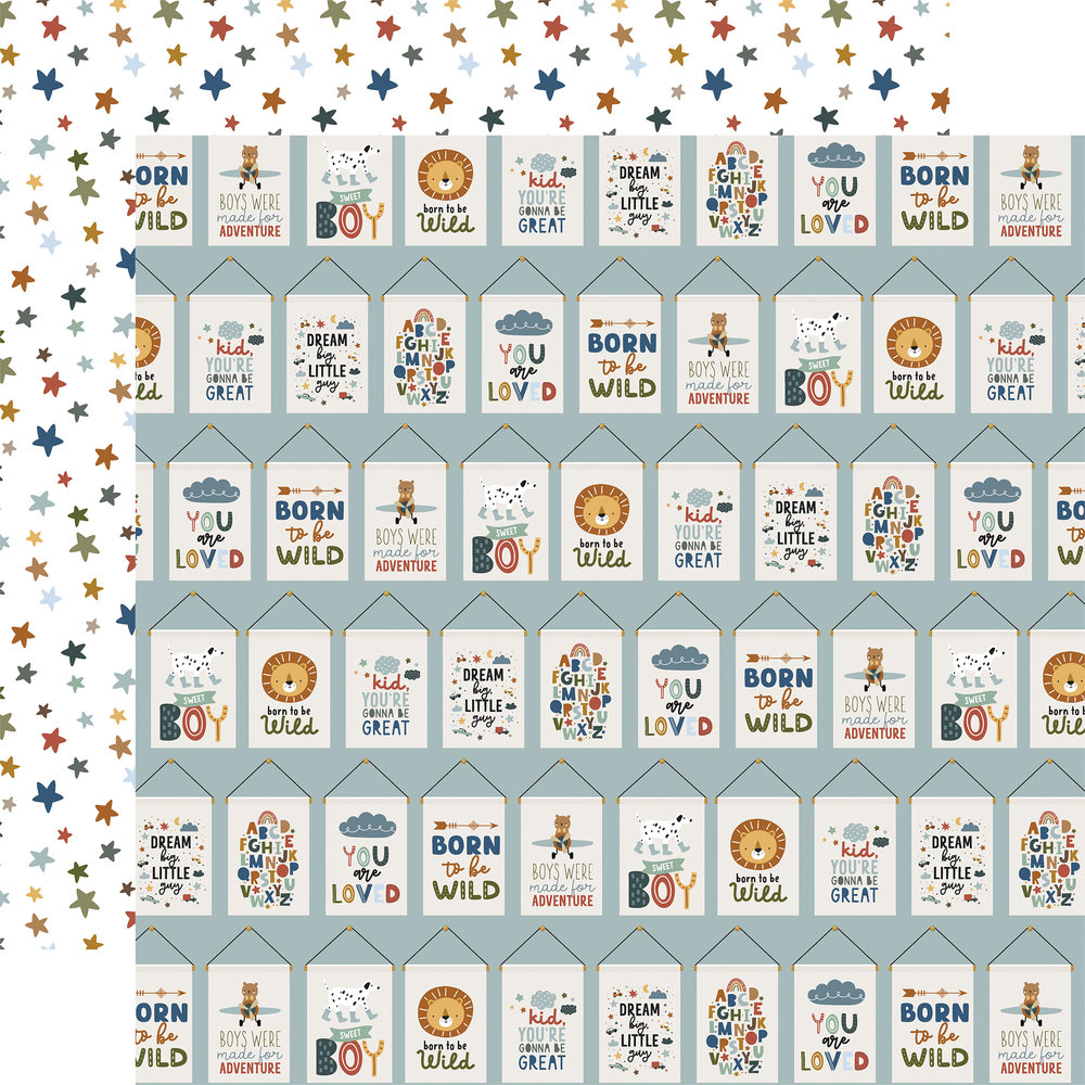 Echo Park Dream Big Little Boy 6x6 Inch Paper Pad (DBB304023) (DISCONTINUED) Echo Park Dream Big Little Boy 6x6 Inch Paper Pad (DBB304023) (DISCONTINUED)